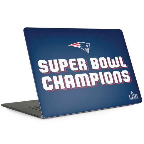 NFL Patriots Super Bowl LIII Champions Apple MacBook Pro 15-inch Skin